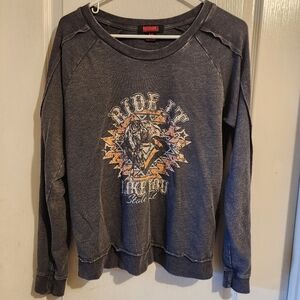 Rock & Roll Denim "Ride it Like You Stole It" Size Medium